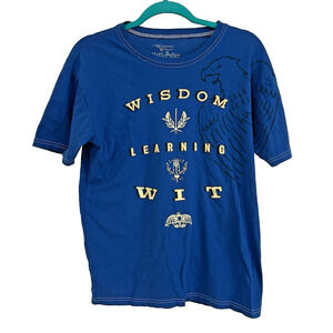 HARRY POTTER RAVENCLAW WISDOM LEARNING WITT‎ SHIRT Hogwarts Wizarding World Sz M